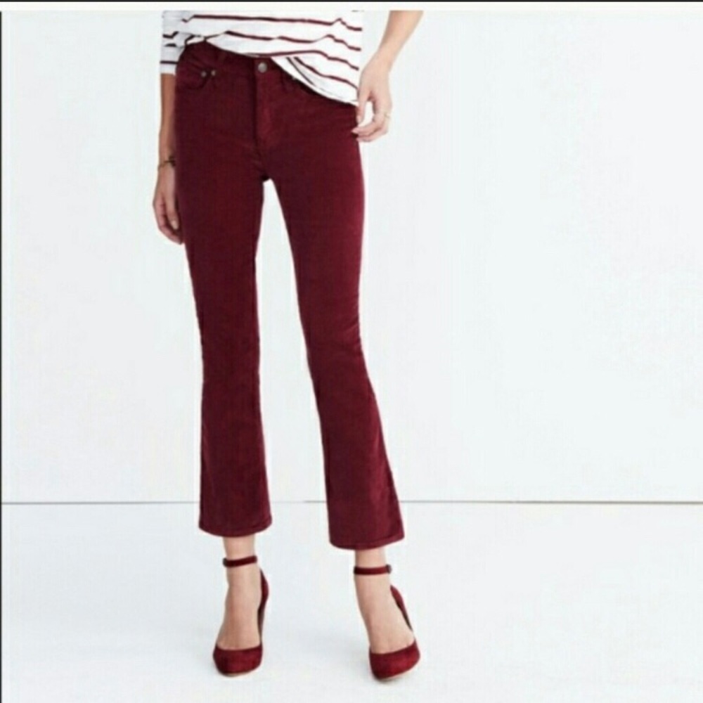 Cali denim velvet boot cut